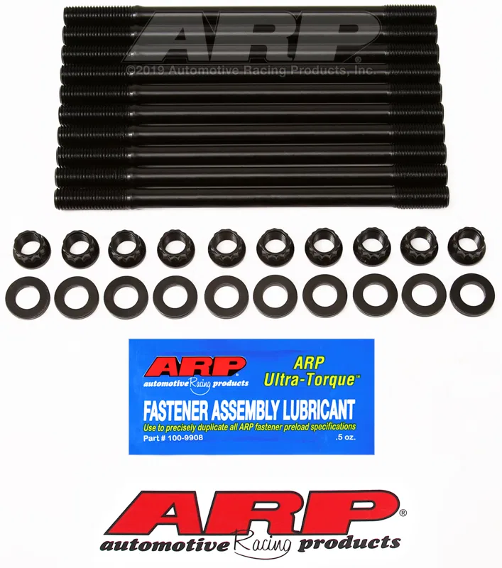 231-4701 – ARP Cylinder Head Stud, For Use With 2.2L GM Ecotec 12 Point Nuts With Undercut Studs Black Oxide Chrome M...